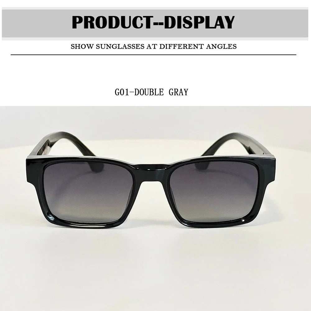 Fashion Polarized Sunglass Men Vintage Square Sunglasses Women 2025 Sun Glasses Gafas De Sol Polarizadas Lunette De Soleil Homme