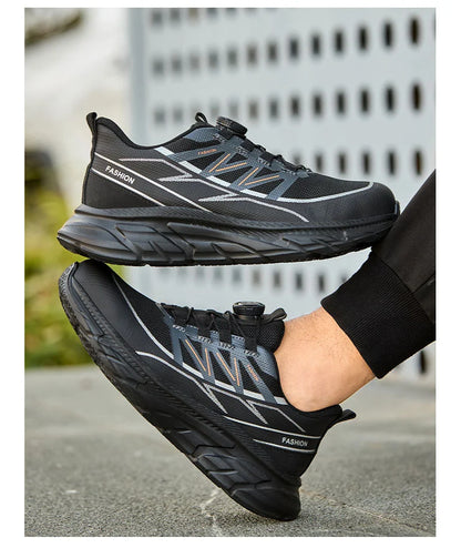 Comfortable lightweight work shoes for men Waterproof non-slip safety shoes Anti Puncture Steel Toe Sneakers Protective Shoes