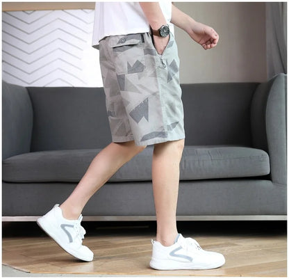 Big Size Men's Casual Shorts Light Weight Cotton Shorts Summer Running Breathable Sweat Shorts