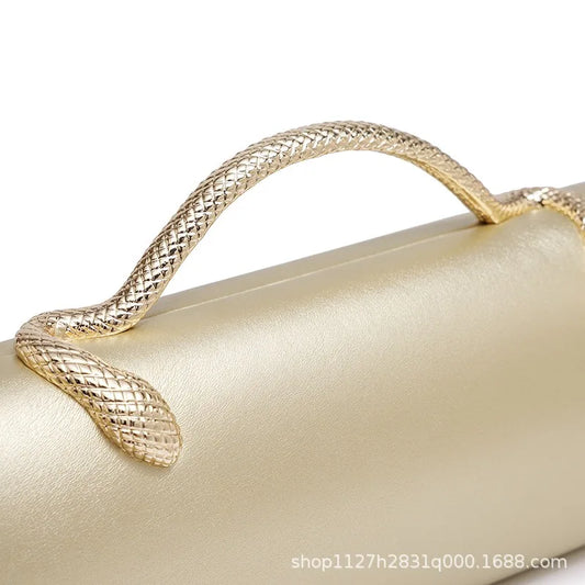 Luxury Designer Women's Dinner Bag with Metal Top Handle Single Shoulder Bag And Wallet for Wedding Cosmetics 2025 New Model