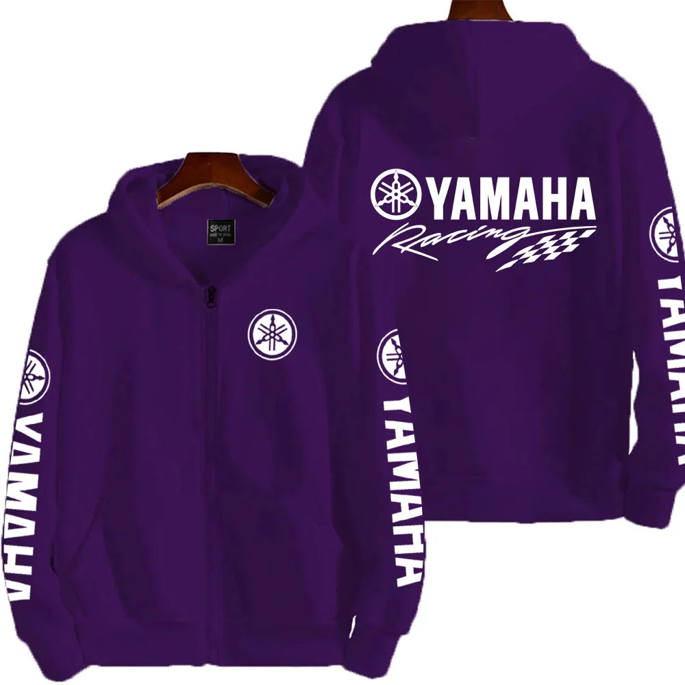 Logo Motorcycle Racing Team Men Zipper Hoodie 2026 New Fashion Women Sweatshirt Spring Autumn Sports Couple Jackets Coat