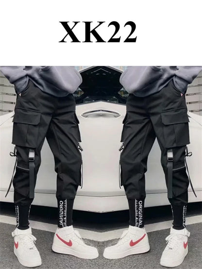 Mens Techwear Sweatpants Y2K Streetwear Jogging Pants Men Hip Hop Street Dance Casual Trousers Vintage Cargo Pant Pantalon Homme