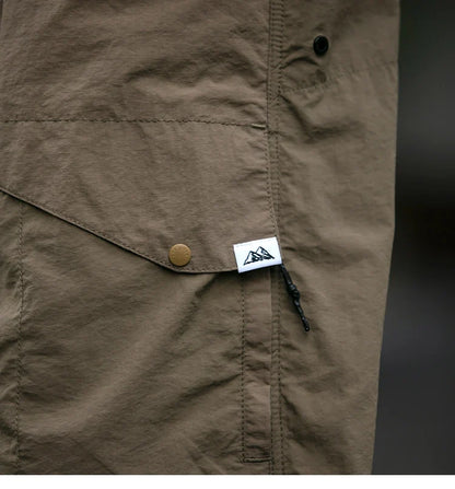 Spring Summer Korean Outdoor Functional Waterproof Cargo Pants For Men Clothing Harajuku Joggers Casual Breathable Pants Male