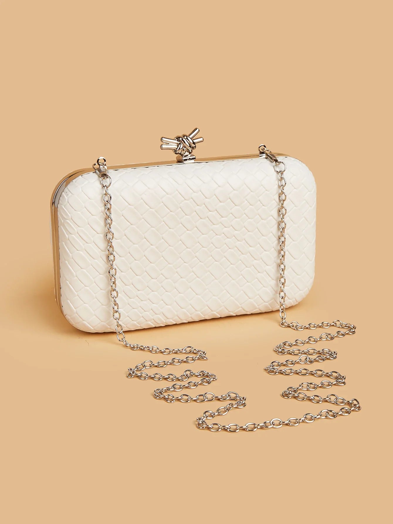 Women's Fashion Snake-Print Clutch Bag, Evening Bag, Clutch Bag to Match Evening Dresses, Detachable Shoulder Strap, Suitable for Prom, Parties, Wedding Season, Carnivals, Holiday Gatherings, Business Commuting, Women's Gift