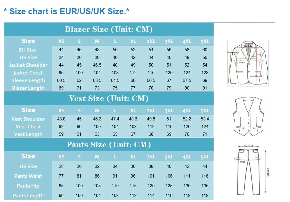 BYLUNTA Men's 2 Pieces Formal Suit Single Breasted Stripe Slim Fit Tuxedo Siut Set Blazer Pants for Wedding Party and Prom