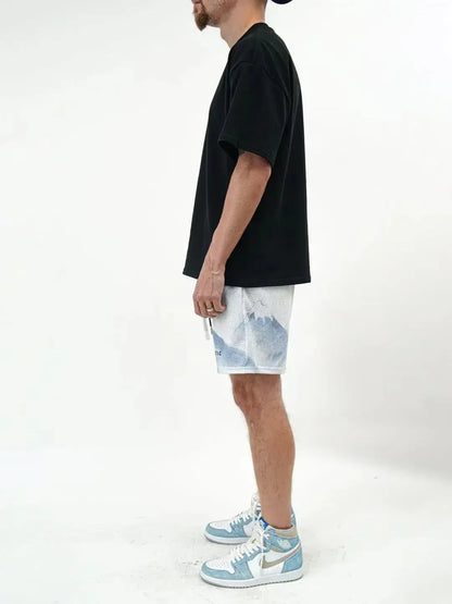 Summer Trend Motorcycle Shorts Mens Quick Dry Clothing Casual Short Pants Gym Fitness Sports Mesh Basketball Sweatpants