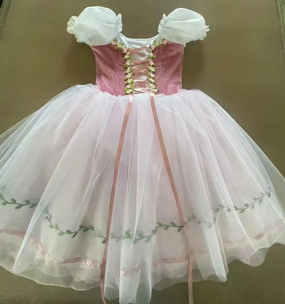 Adults Women Girls Long Ballerina Dress Kids Child Giselle Performance Swan Dance Costume Red Romantic Tutu Ballet Skirt Clothes