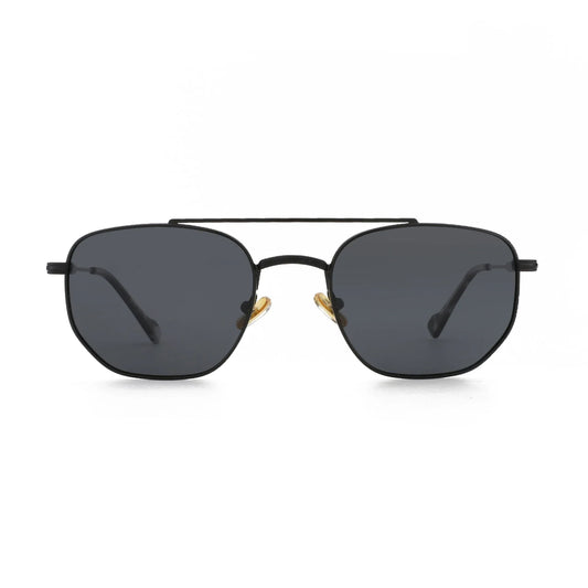 Fashion Hexagonal Geometry Polarized Sunglasses for Men Women Polygon Metal Shade Pilot Sun Glasses ZS1210