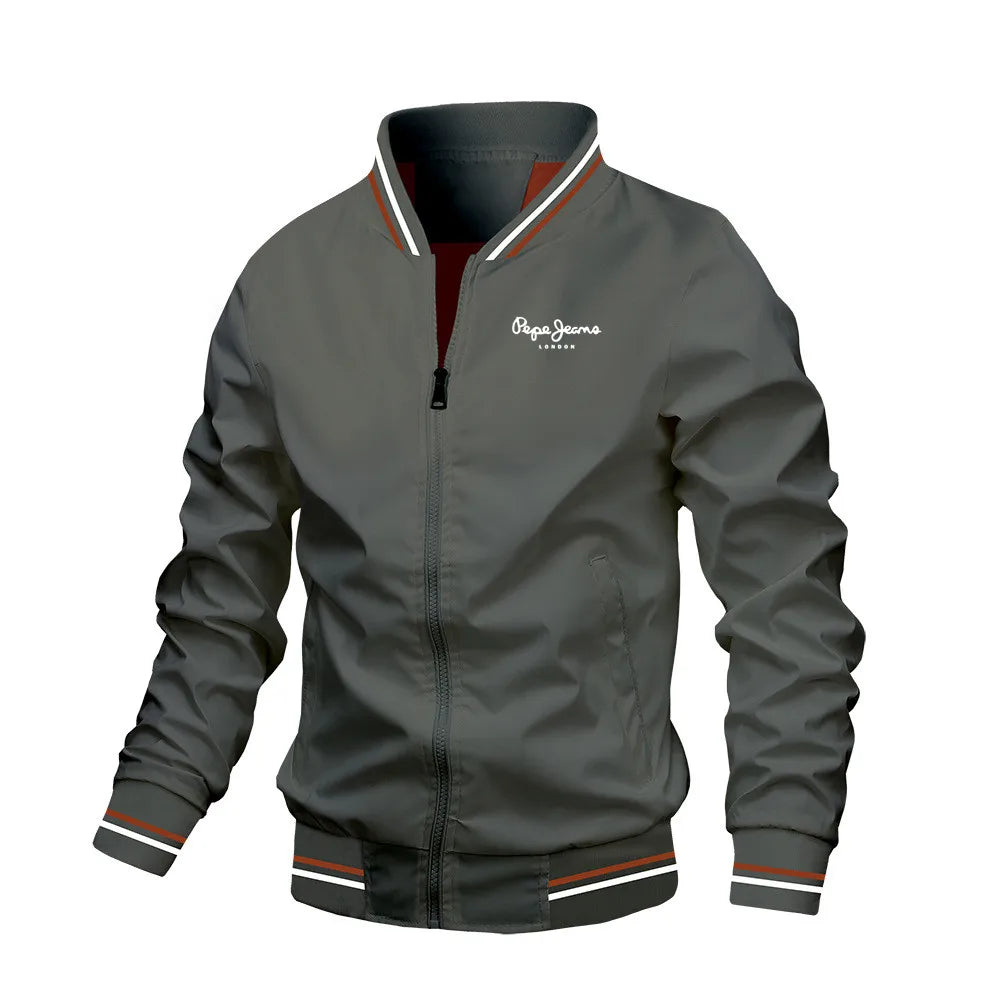 2025 Spring Summer Bomber Jacket Men Black Casual Slim Fit Baseball Mens Jackets New Autumn Fashion High Quality Jackets for Men