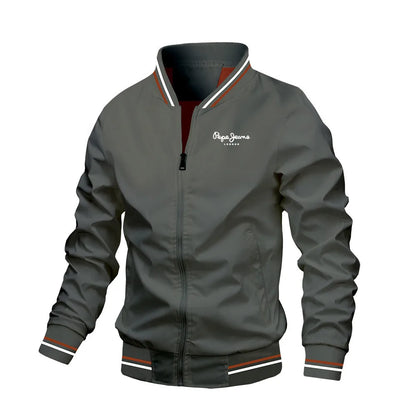 2025 Spring Summer Bomber Jacket Men Black Casual Slim Fit Baseball Mens Jackets New Autumn Fashion High Quality Jackets for Men