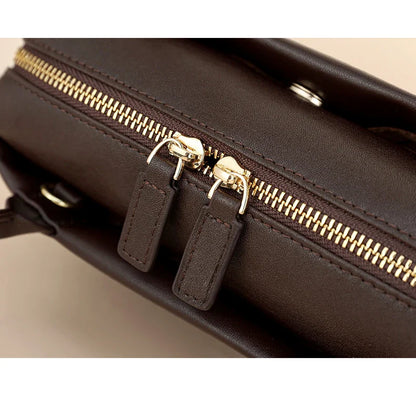 Women Natural Cow Leather Handbags Ladies High Quality Shoulder Bag Female Fashion Retro Luxury Designer Cowhide Crossbody Bags