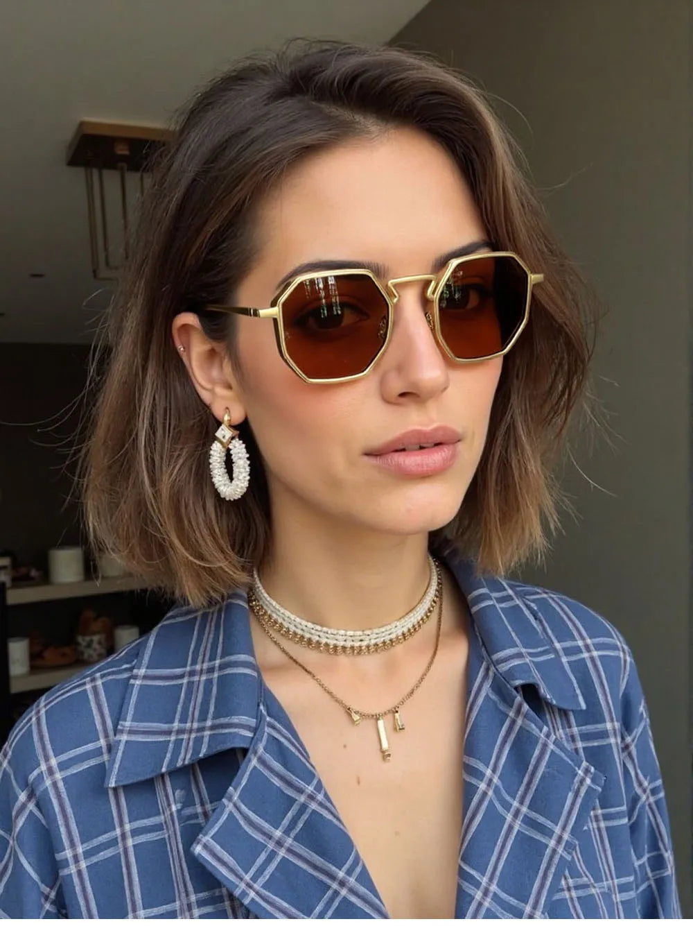2025 Sunglass Men Vintage Fashion Glasses Luxury Sunglasses Women Trendy Vacation Sunglasses For Men Lunette Soleil Femme Shades