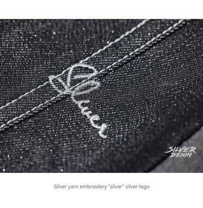 Silver Denim Vintage Jeans for Men Amekaji Selvedge Raw Denim 13 Oz Straight Fit Pants 28 To 38 Men’s Clothing  New