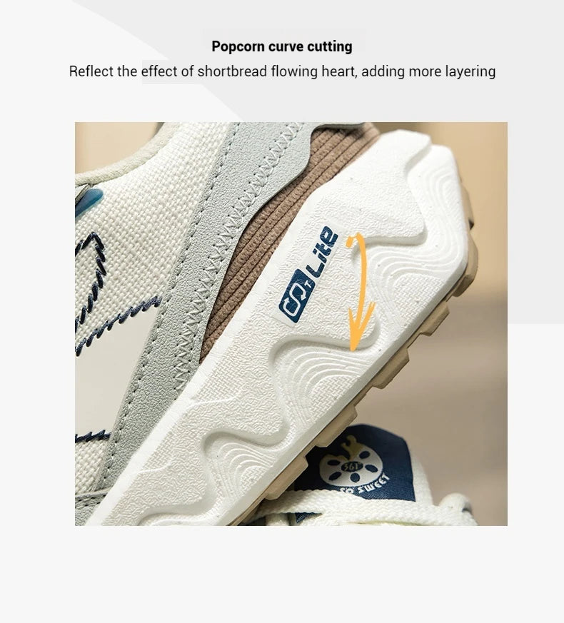 Degrees Men's Sports Shoes Autumn Couple New Mesh Retro Wear-resistant Non-Slip Casual Thick-soled Sneakers Male 672446763