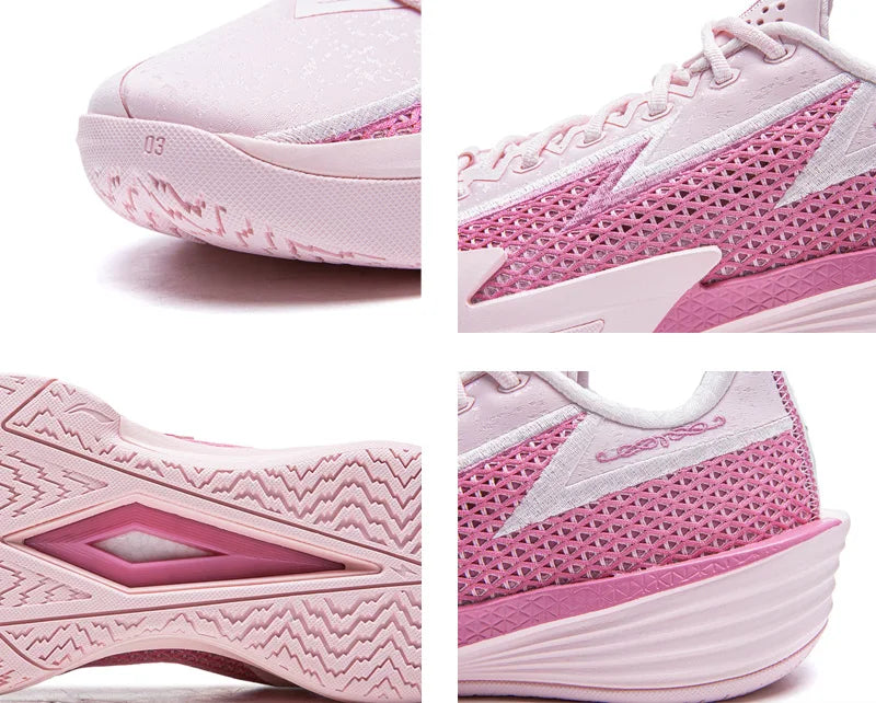 Men's WADE FLASH 2 On Court Basketball Shoes BOOM Cushioning Breathable LiNing Stable Sneaker ABPV013