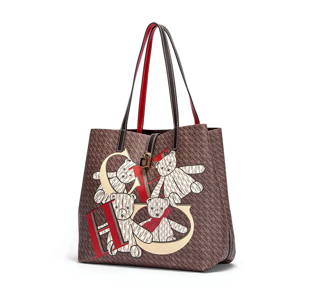 Women's Work 2024 Seasons New Leisure Personalized Tote Bag Fashion Underarm Bag Retro Large Capacity Shoulder Bag
