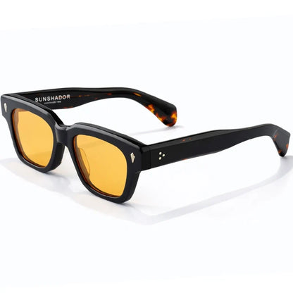 Top Quality Luxury Brand Original Sunglasses Handmade Thick Acetate Men Eyewear Designer Women Outdoor UV Protective Sunglass