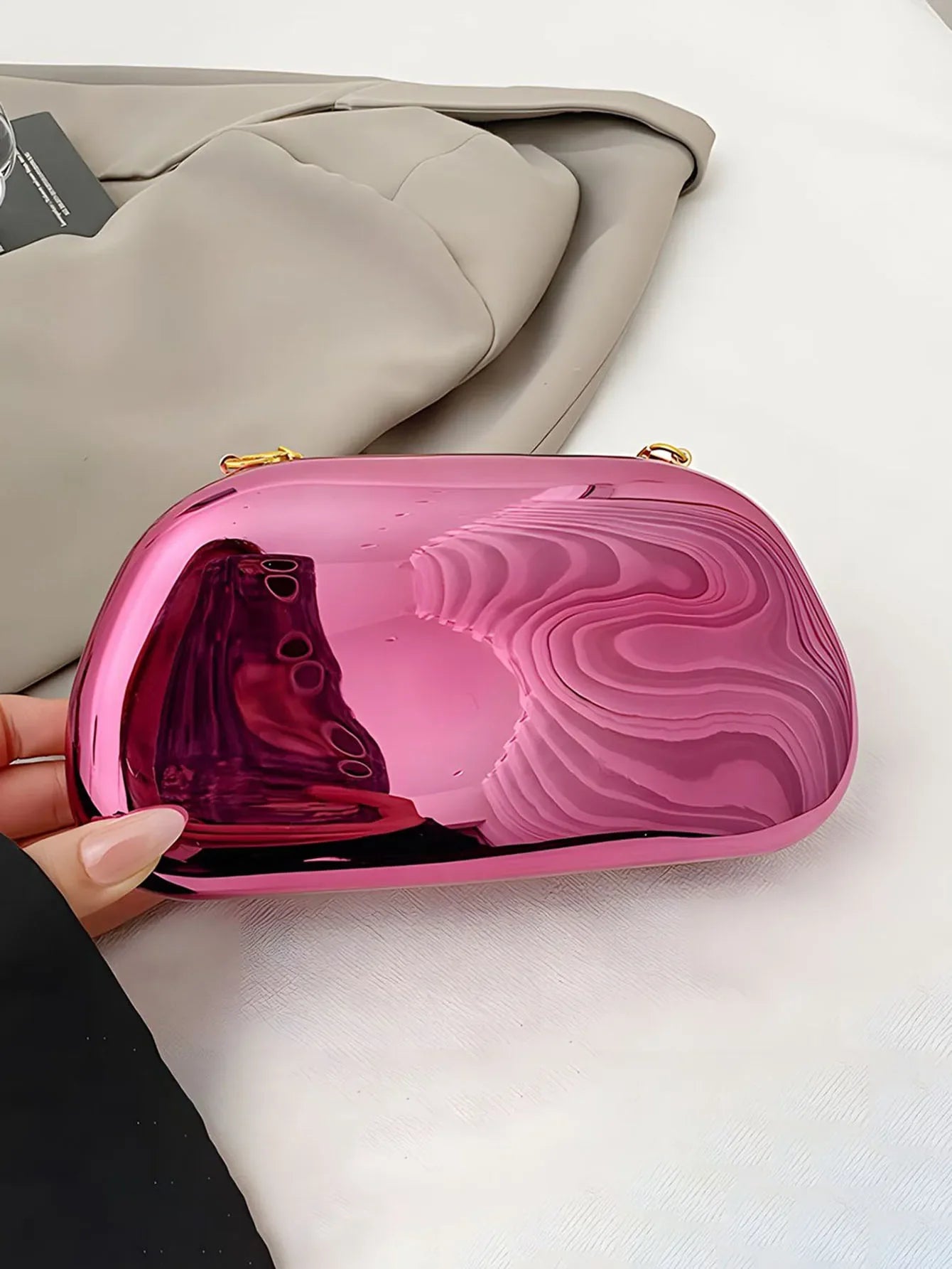 Fashion Elegant Acrylic Box Shaped Crossbody Bags Women Evening Bags party cute handbag Wedding Mini Wallet Banquet clutch bag