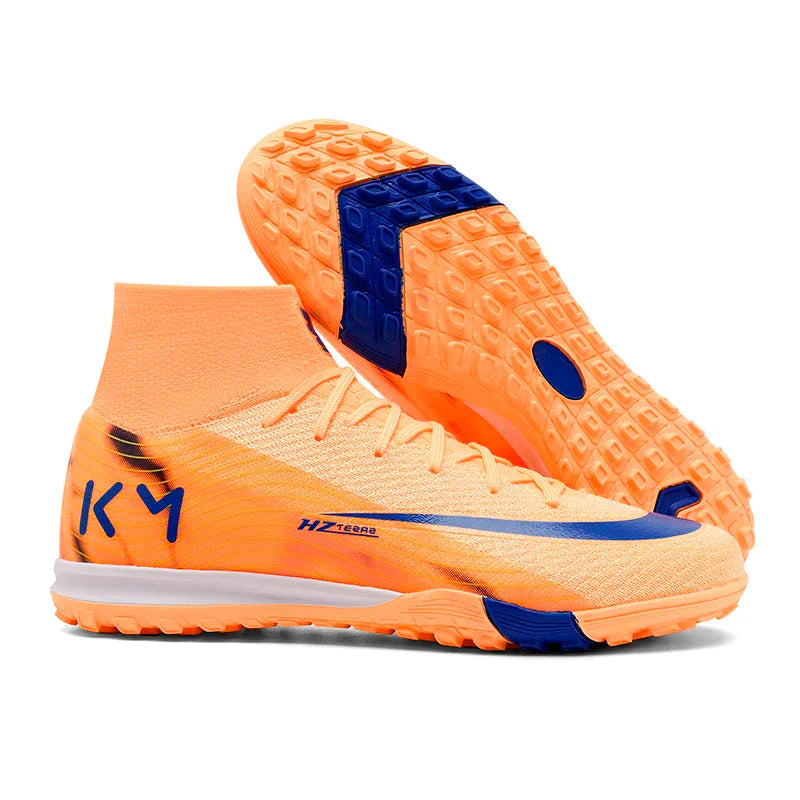 New Men Soccer Shoes Football Boots Cleats Adult Outdoor Breathable Training Sport Long Spikes Boys Non Slip Match Comfortable