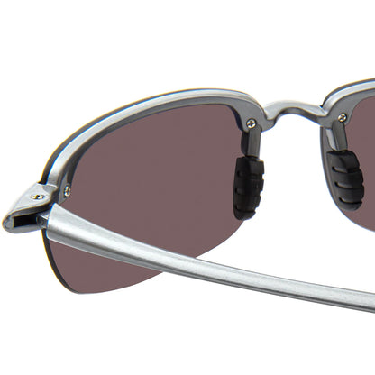 Rimless Polarized Sports Sunglasses Men&Women Tr90 Frame for Running Fishing Baseball Driving （8001）
