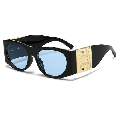 2025 Luxury Designer UV400 Large Frame Sunglasses Women Men New Trendy Sun Glasses Ladies Vintage Cool Gafas De Sol Eyeglasses