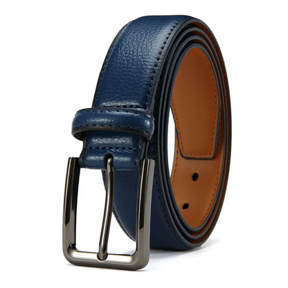 Men Belts High Quality PU Leather LONG Large Pin Buckle Metal Automatic Buckle Male Multi style Belts Strap Male