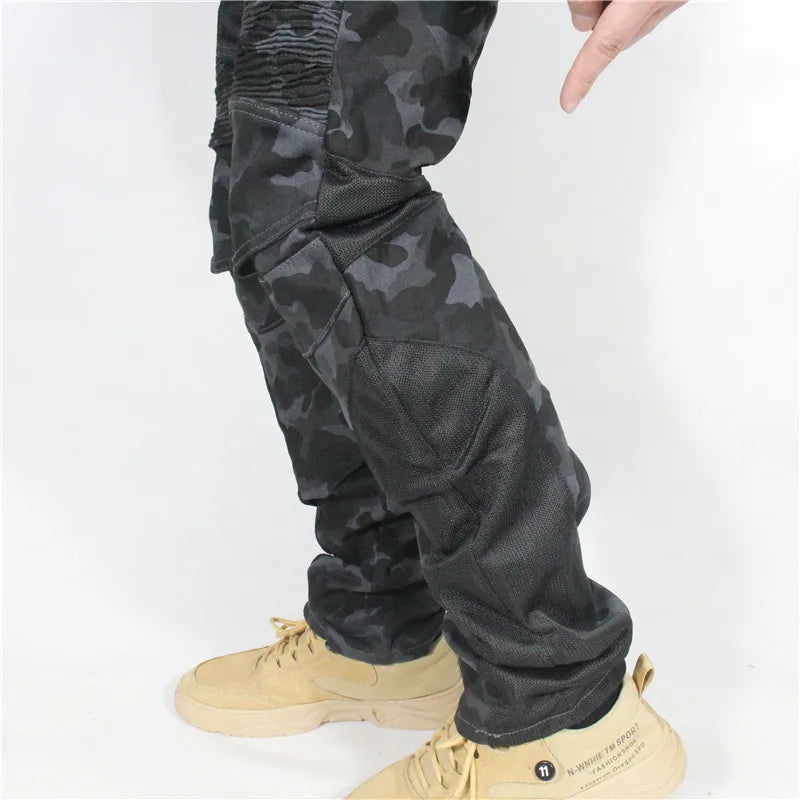 New PK719 Upgrade Model Motorcycle Summer Riding Jeans With Breathable Net Knight CE Certification Equipment Anti-fall Pants