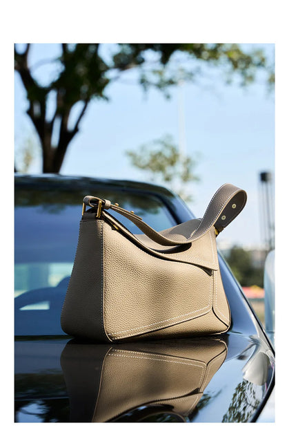 luxury handbags female crossbody bags Vintage Genuine leather women shoulder bag Large capacity soft leather cowhide fashion bag