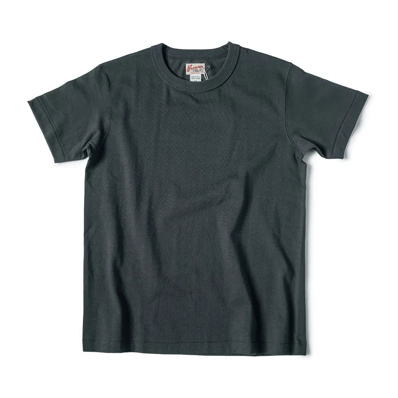 Bronson Heavyweight Seamless Tubular T-Shirt Summer Men's Plain Basic Tee Shirts