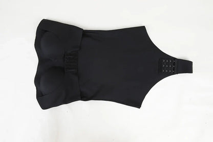 Large Size Strapless Thong Bodysuits Women Belly Control Full Body Shaper Adjustable Bust Removable Push Up Breast Underwear 4XL
