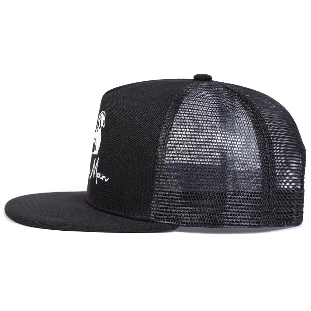 Unisex Simple Man Duck Embroidery Hip-hop Net Hats Spring Summer Outdoor Adjustable Casual Baseball Caps Sunscreen Hat