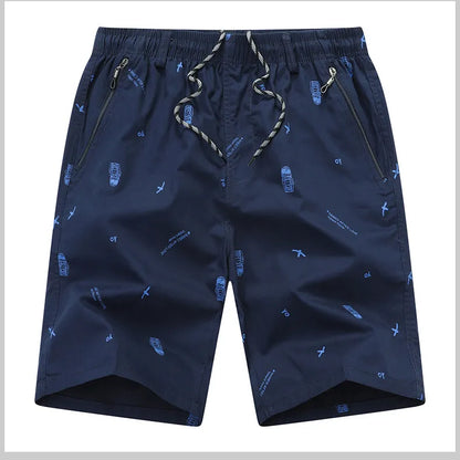 Men Light Weight Beach Shorts Summer Casual Sweat Shorts Baggy Sports Wide Leg Print Gym Running Shorts