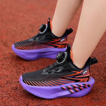 Children‘s Basketball Shoes Non-slip Breathable Running Shoes Lace-up Boys Girls Training Sneakers Athletic Shoes Tennis Shoes