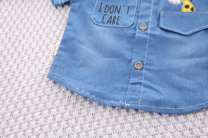 New Summer Baby Boys Clothes Suit Children Fashion Shirt Shorts 2Pcs/Sets Kids Clothing Toddler Casual Costume Infant Tracksuits