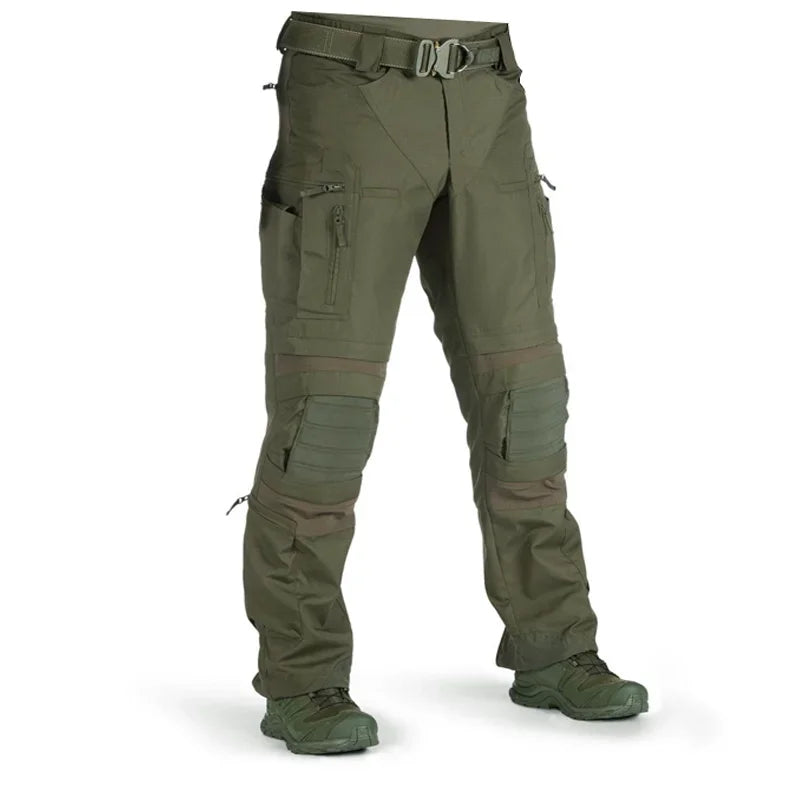 P40 Waterproof Tactical Cargo Pants Men Resistant Multiple Pockets Combat Training Trousers Outdoor Camouflage Paintball Pants