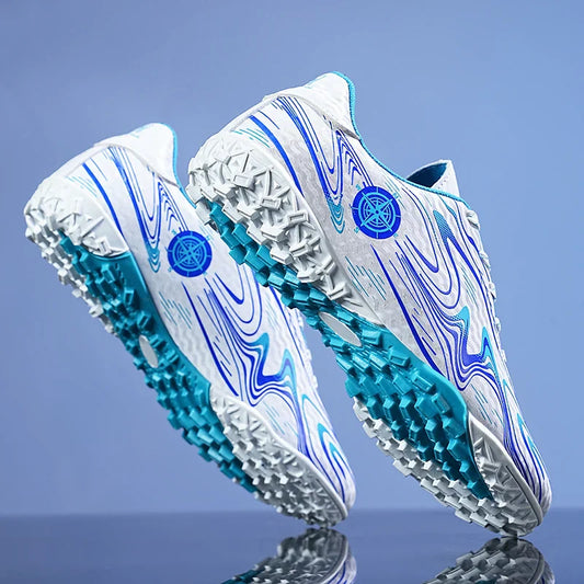 Kids Youth Soccer Cleats Football Shoes Men Non Slip Breathable Lightweight Training Sneakers Boys Children Football Match Boots
