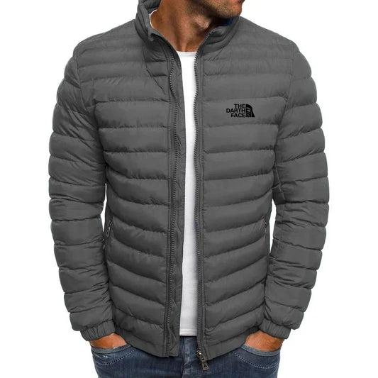 2024 Autumn/Winter Men's Stand up Collar Zipper Warm Shopping Fashion Leisure Brand Business Slimming Fishing Hot Selling Coat
