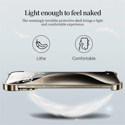 Luxury Irregular Metal Bumper Phone Case For iPhone 17 Air Pro Max Aluminum Shockproof Corner Pads Plating Ultra Thin Back Cover