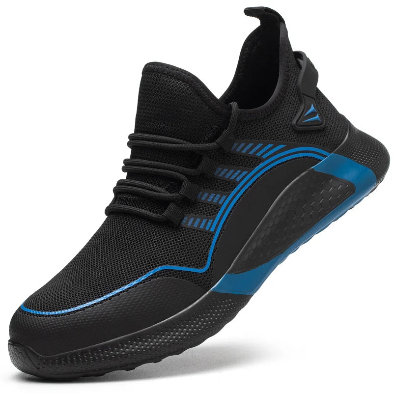 light safety shoes man 48 comfortable work shoes for men anti puncture work boots for construction steel toe safety man sneakers