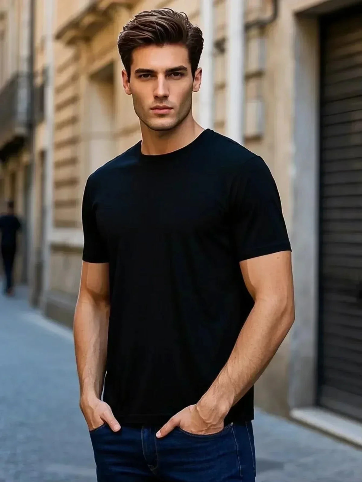 2026 New Retro Pure Cotton Short-Sleeved T-Shirt - Men's and Women's Hip-Hop Stylish Multi-Use Top - Trendy on Instagram