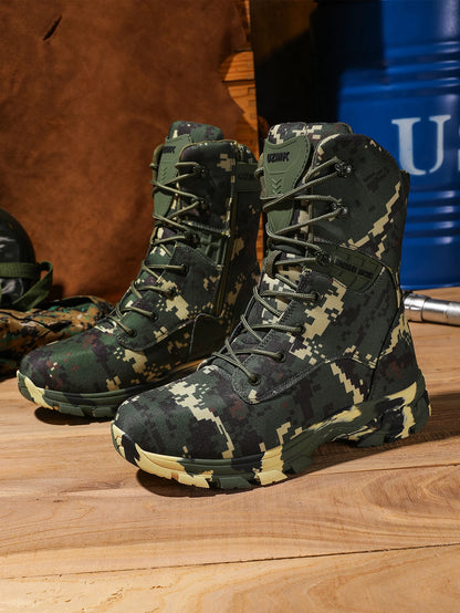 New Men Tactical Boot Combat Anti-Slip Brand Unisex Breathable Special Force Size Plus Army Boots Male Military Motorcycle Shoe