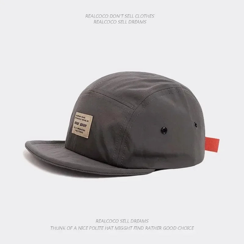 Japanese Quick-drying Breathable Short Brim Baseball Cap Men Women Face Small  Foldable Soft Top Hip-hop Cap Women Soft Brim Hat