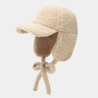 New Thick Warm Bomber Hat Berber Fleece Snow Ski Baseball Earflap Cap Men Women Autumn Winter Hat Male Female Russian Hat