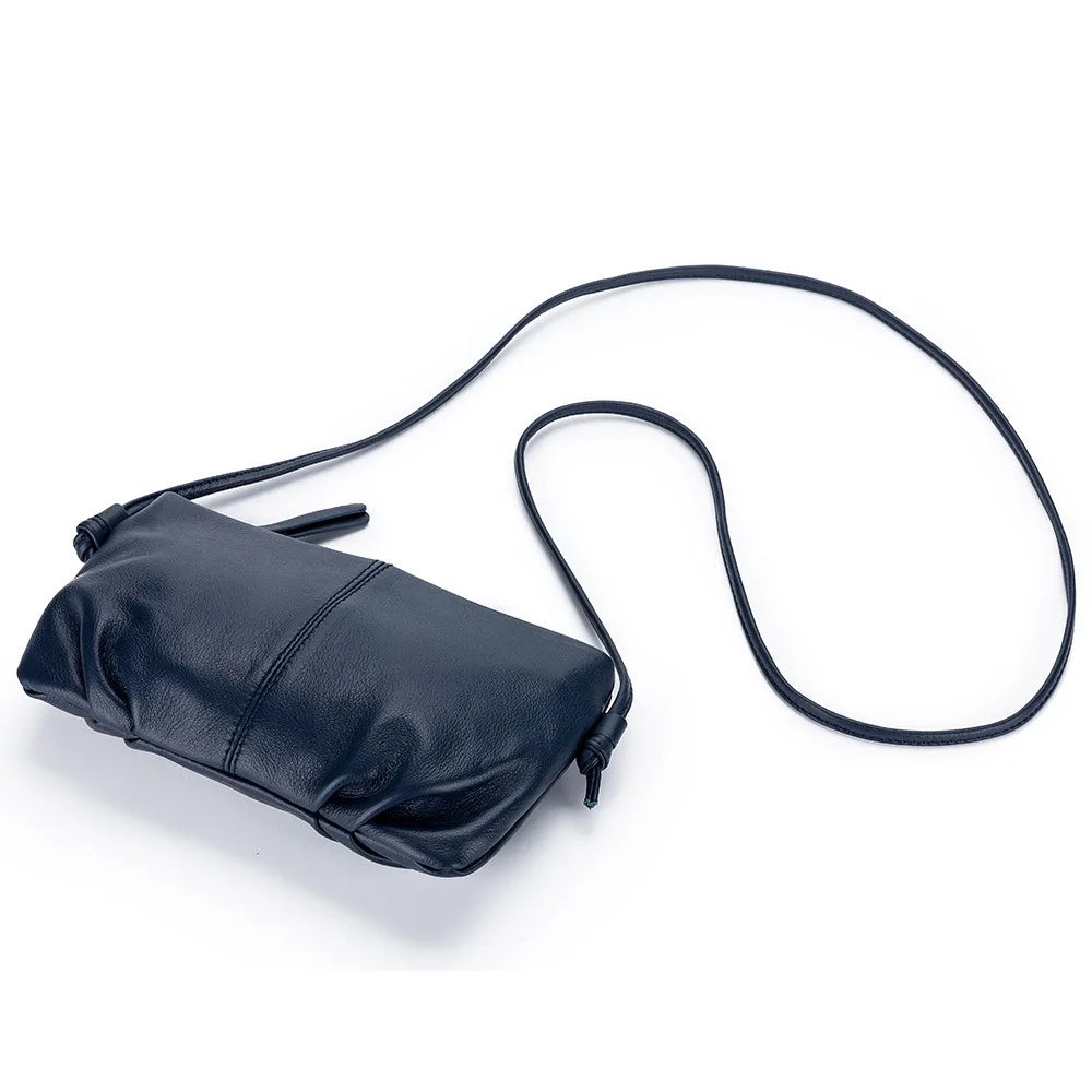 Genuine Leather Yunduo  Shoulder Clutch Bag Women Cowhide Luxury Crossbody Designer Tote Handbag Girl Lipstick Key Phone Pouch