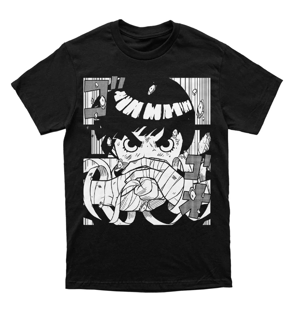 Naruto Rock Lee Intense Training Manga Panel Graphic T-Shirt Men Women Anime Casual Cotton Streetwear Fans Top