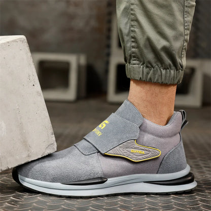 Fashion 2024 Latest 10KV Heat Resistant Welding Shoes Steel Toe Cap Men Work Safety Shoes Nail Proof Anti Smashing Sneakers