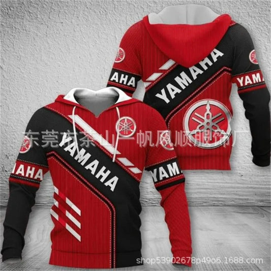 2025 Yamaha Fashion Casual Zipper Hoodie Top 3D Printed Hot Selling Men's and Women's Spring and Autumn Hoodies