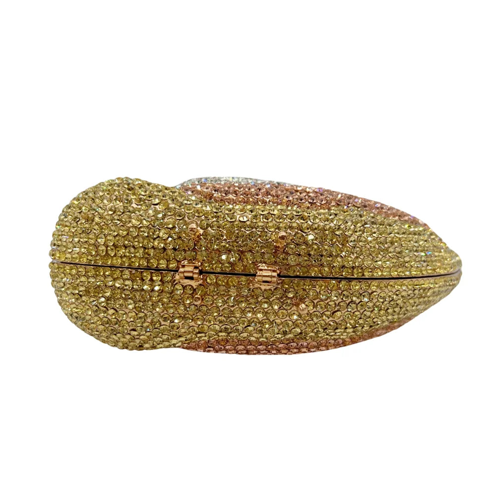 New Product Colorful Jewelry Crystal Swan Evening Bag Luxury Ladies Boutique Evening Bag With High Quality