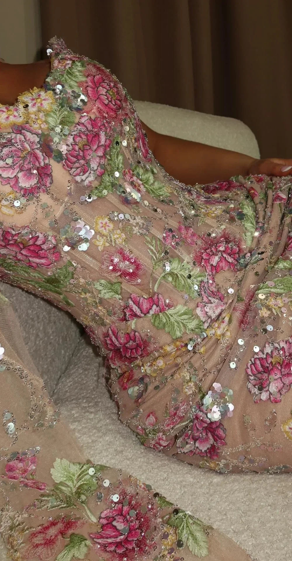 2026 Customized Sleeveless Prom Dresses Lace Embroidery Flower Appliques Lace-Up Trumpet Mermaid Formal Evening Party Gown