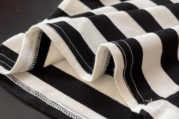 New Baby Boy Clothes Summer Children Suit Causal Striped Cartoon Tshirt Jeans 2Pcs/Set Kids Fashion OutfitsToddler Tracksuits